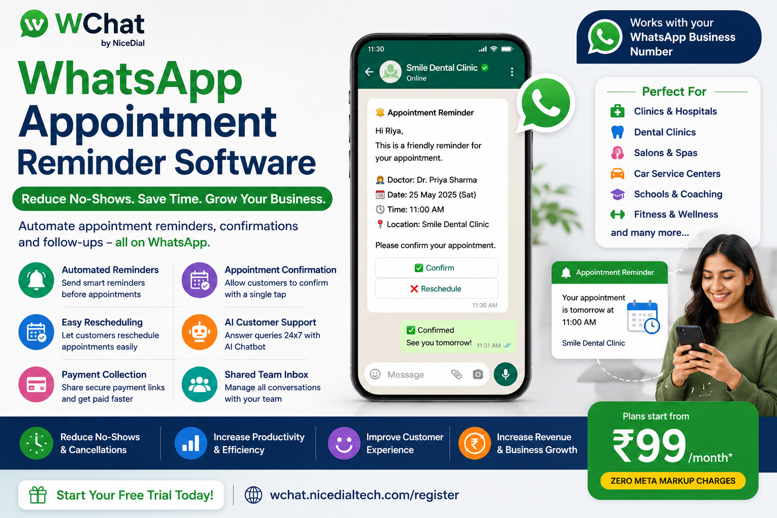 Appointment-reminder-Software-wchat-by-nicedial
