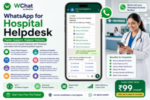 whasapp for hospital helpdesk