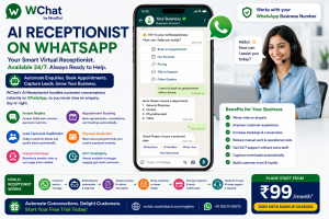 AI receptionist on Whatsapp