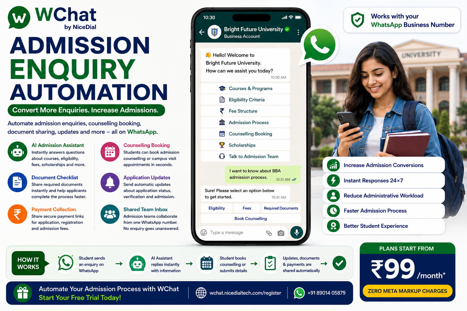 Admission Enquiry Automation