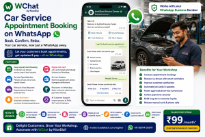 Car Service Appointment Booking on Whatsapp