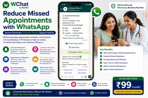 Missed Appointment reduce with whatsapp