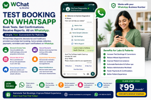 Test booking on Whatsapp
