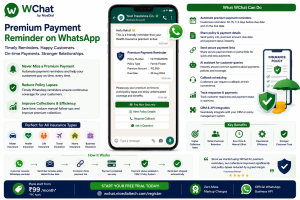 premium payment reminder on whatsapp