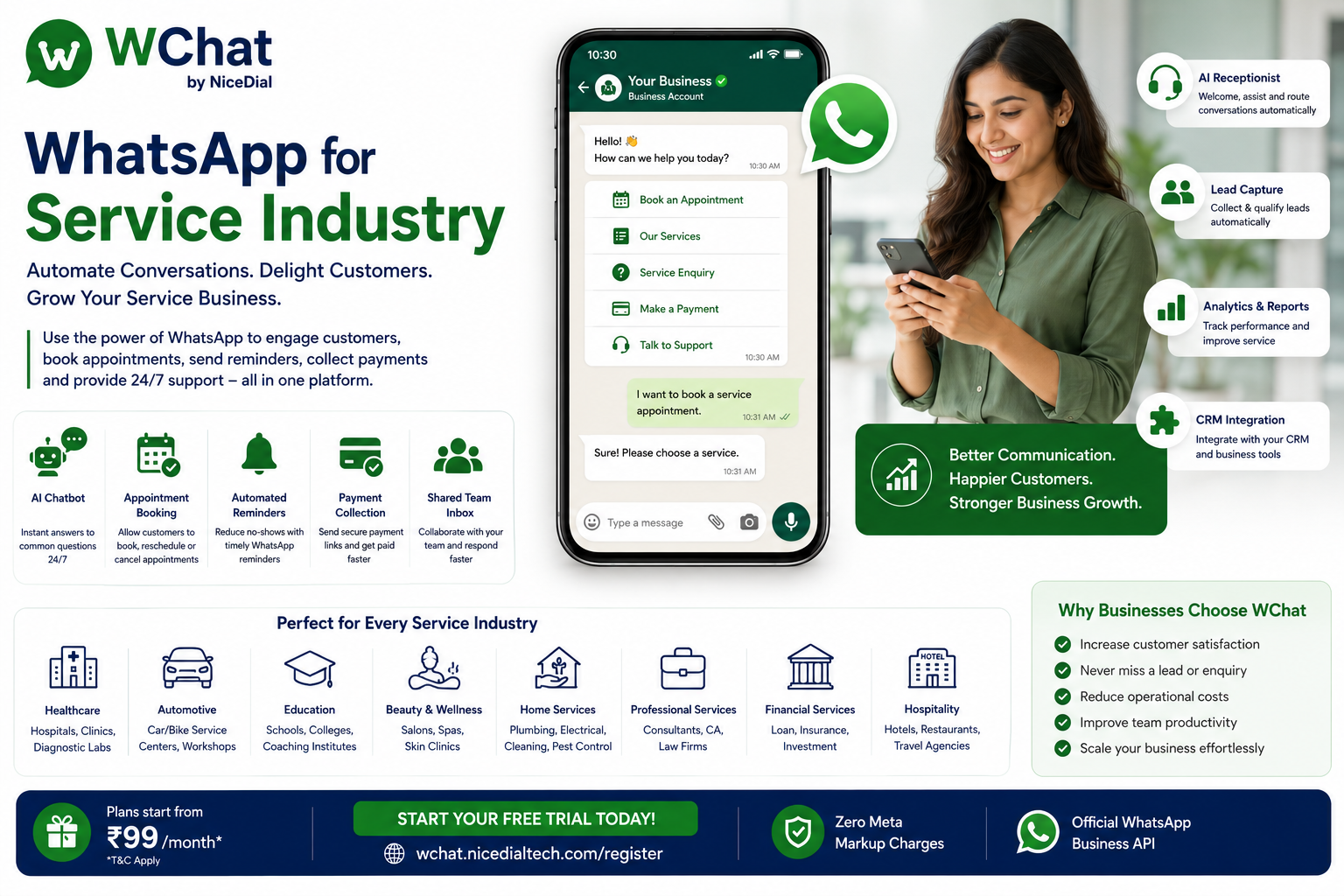 whatsapp for Service