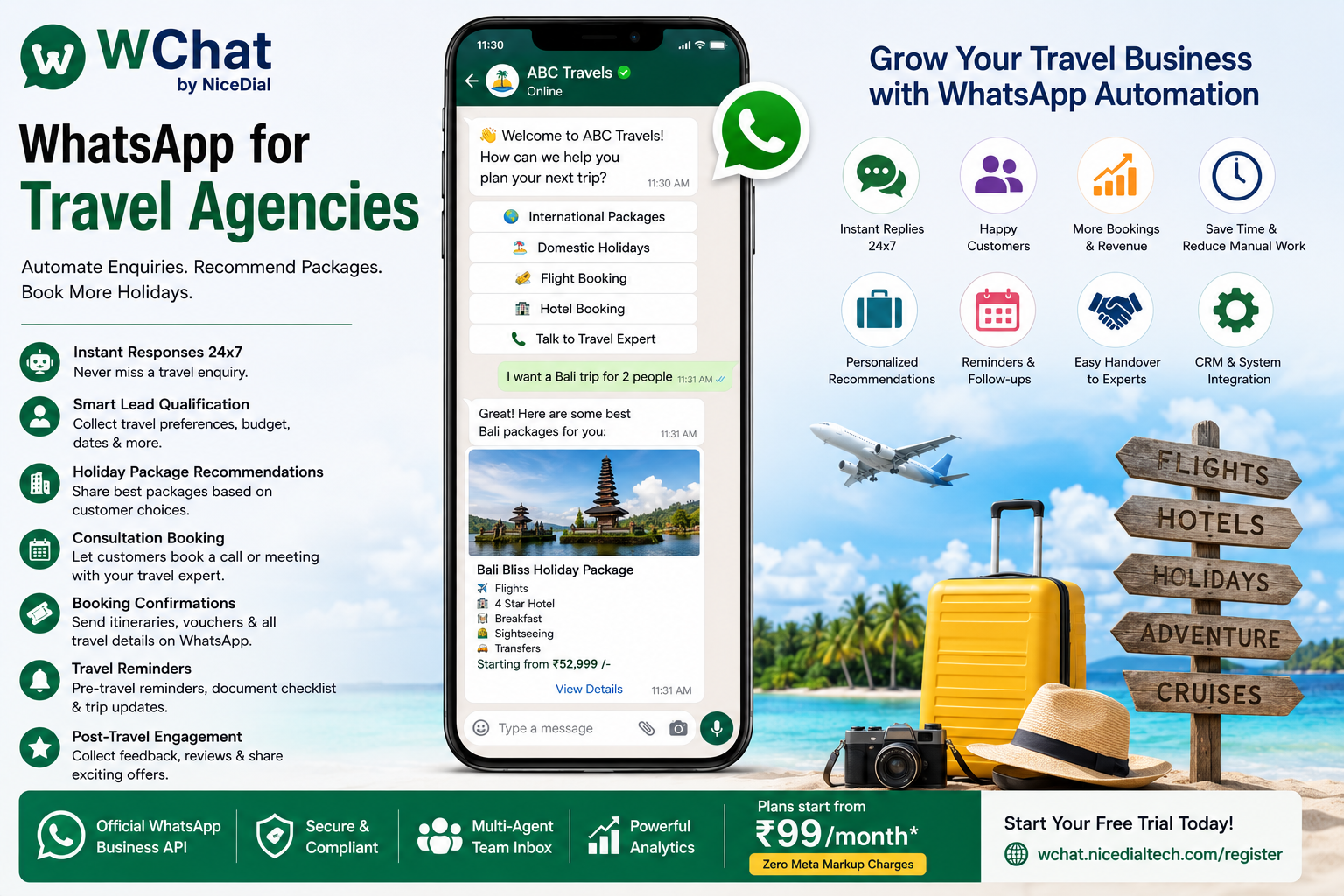 Whatsapp for Travel Agencies