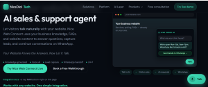 talk naturally with your website with Nice Web Connect