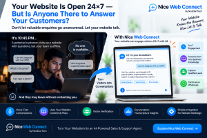 Webiste open 24X7 but is anyone there to Answer your Customer